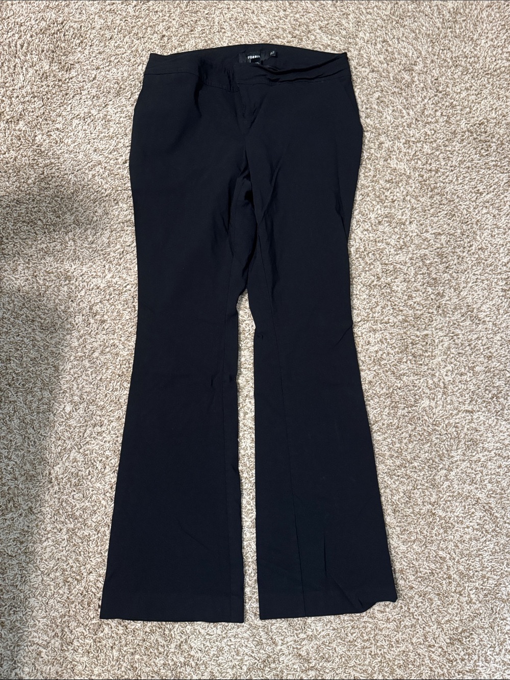 Black Bootcut Dress Pants - Sleek Professional Fit